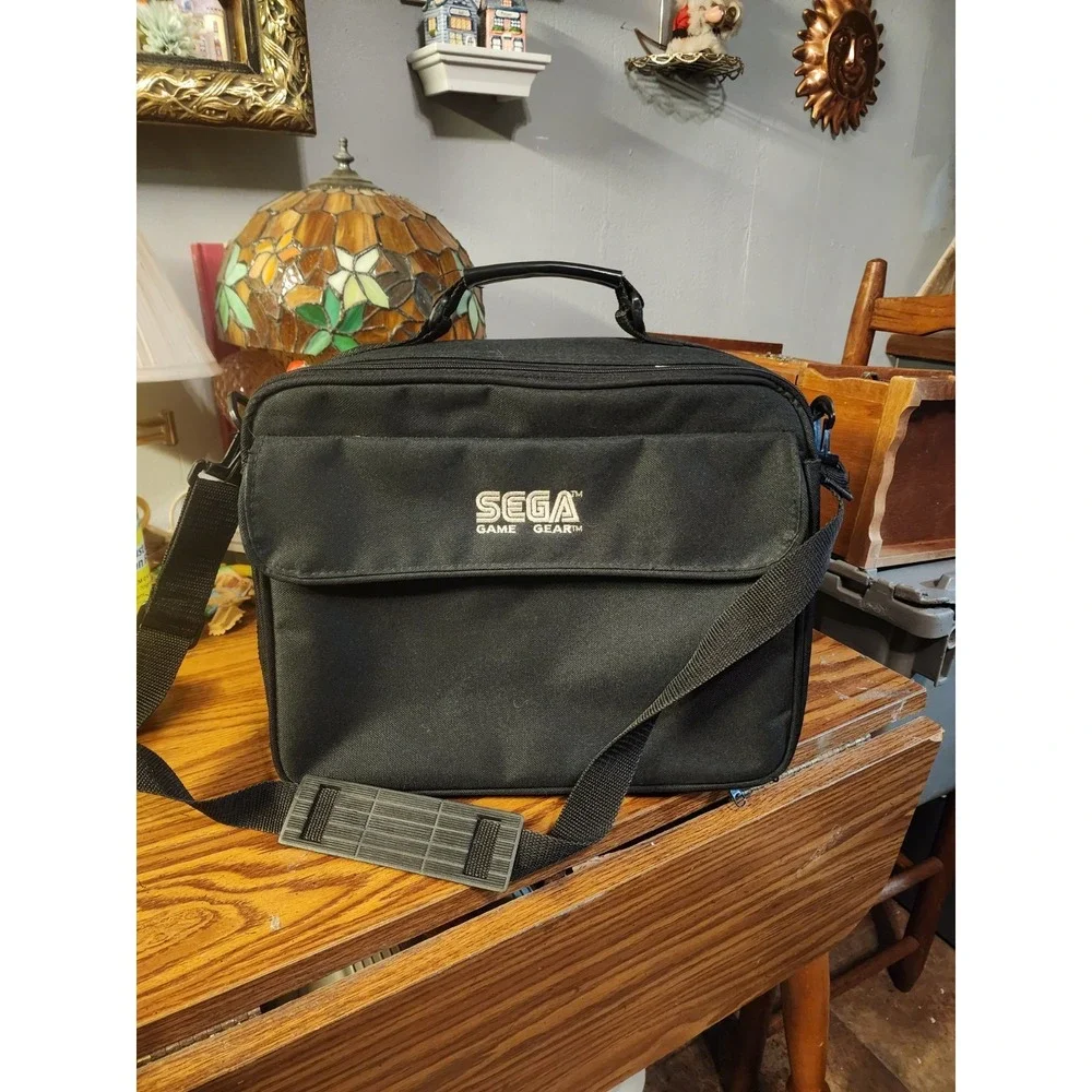 Vintage Official Sega Game Gear Deluxe Carrying Case Messenger Bag, Rare OEM